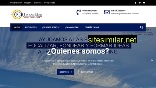 fondeaideas.com.mx alternative sites