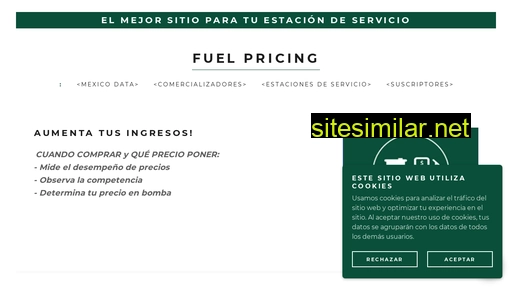 fuelpricing.com.mx alternative sites