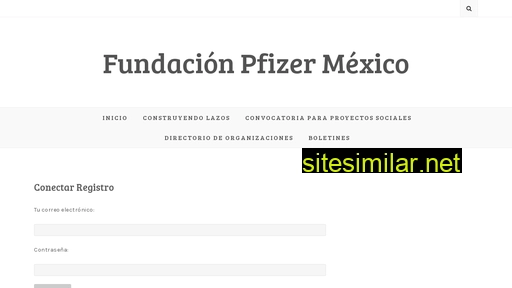 fundacionpfizer.mx alternative sites