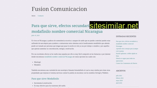 fusioncomunicacion.com.mx alternative sites