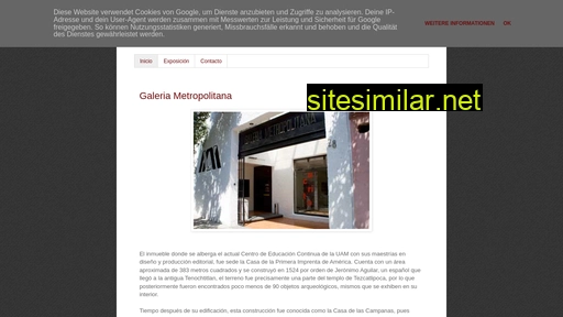 galeriametropolitana.mx alternative sites