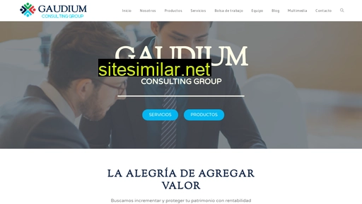 gaudiumgroup.com.mx alternative sites
