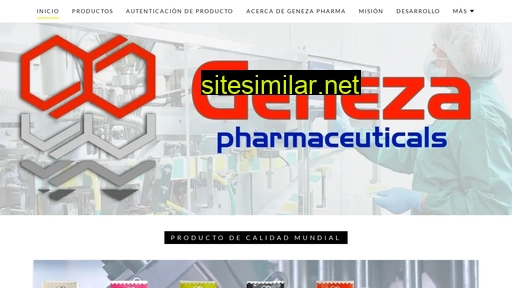 genezapharmaceuticals.com.mx alternative sites