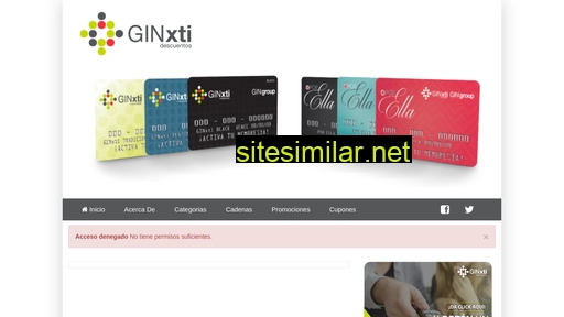 ginxtidescuentos.com.mx alternative sites