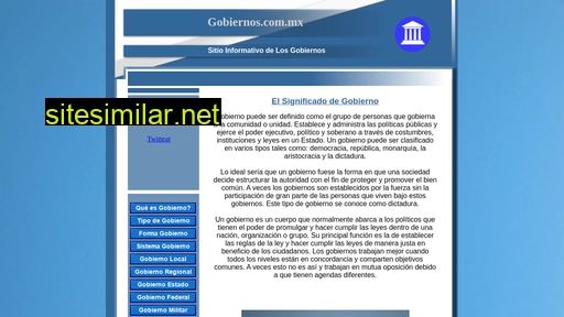 gobiernos.com.mx alternative sites