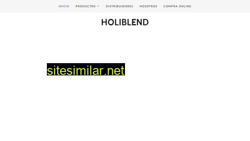 holiblend.com.mx alternative sites