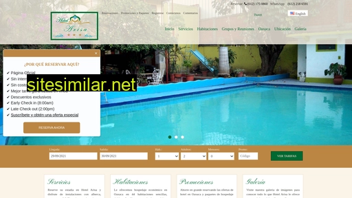 hotelarisa.com.mx alternative sites