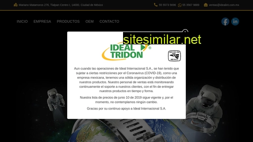 idealtridon.mx alternative sites