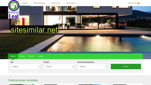 inmobiliarialeal.com.mx alternative sites