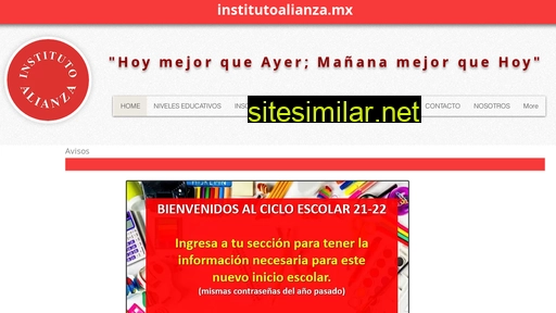 institutoalianza.mx alternative sites