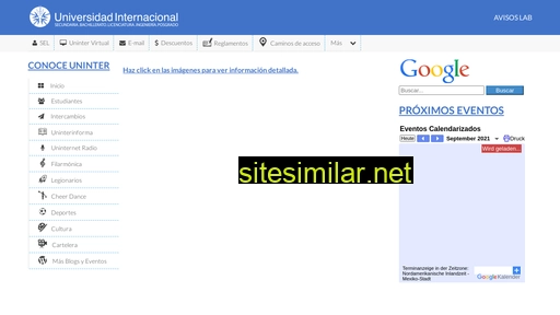 intranetuninter.mx alternative sites