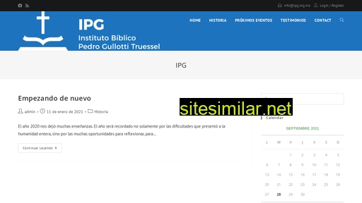 ipg.org.mx alternative sites