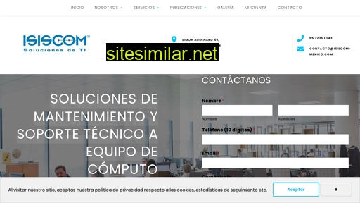 isiscom.com.mx alternative sites