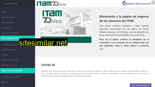 itam-gnp.com.mx alternative sites