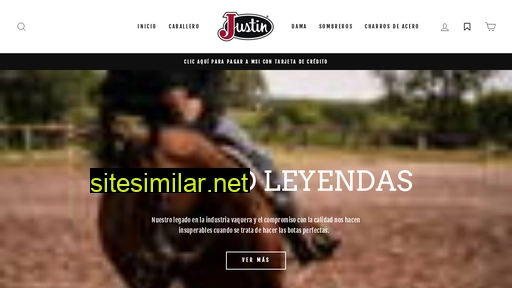 justinboots.com.mx alternative sites