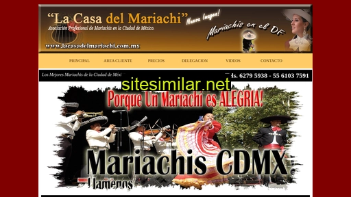 lacasadelmariachi.com.mx alternative sites