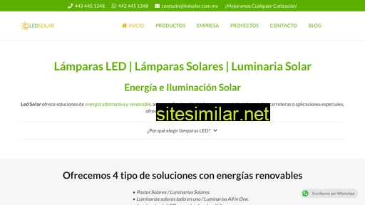ledsolar.com.mx alternative sites
