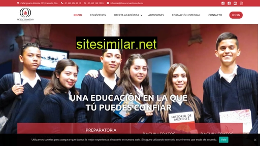 liceocervantino.edu.mx alternative sites