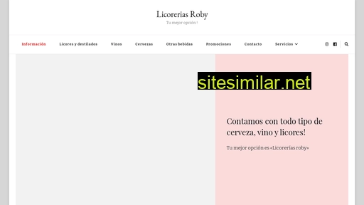 licoreriasroby.com.mx alternative sites