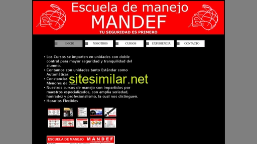 mandef.com.mx alternative sites