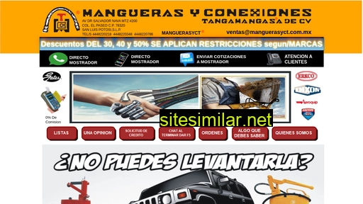 manguerasyct.com.mx alternative sites