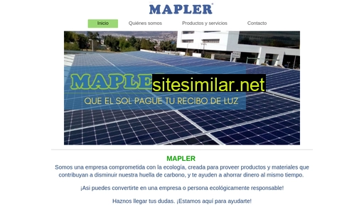 mapler.com.mx alternative sites