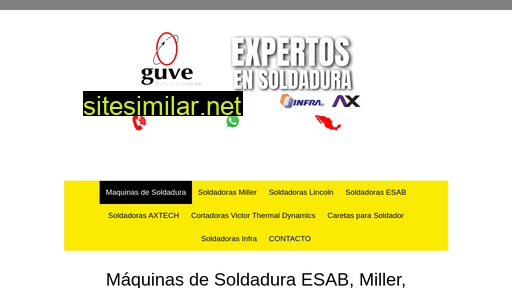 maquinasdesoldadura.com.mx alternative sites