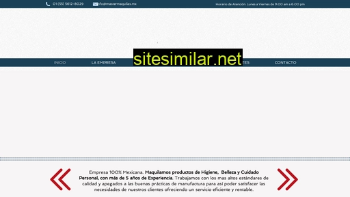 mastermaquilas.mx alternative sites