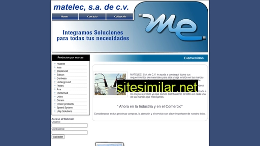matelec.com.mx alternative sites