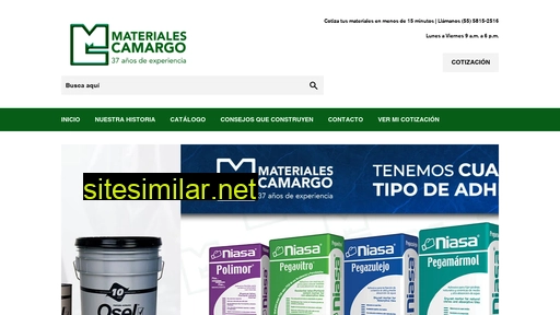materialescamargo.mx alternative sites