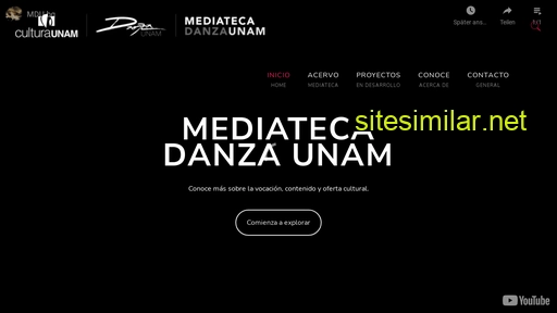 mediatecadanzaunam.mx alternative sites