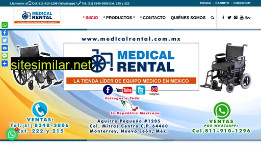medicalrental.com.mx alternative sites