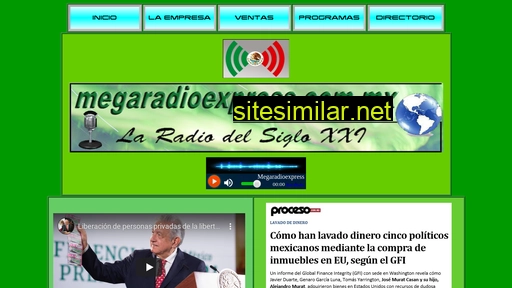 megaradioexpress.com.mx alternative sites