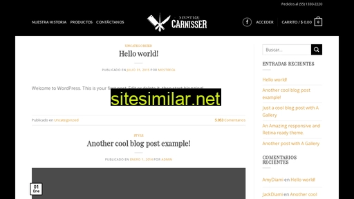 mestrecarnisser.com.mx alternative sites