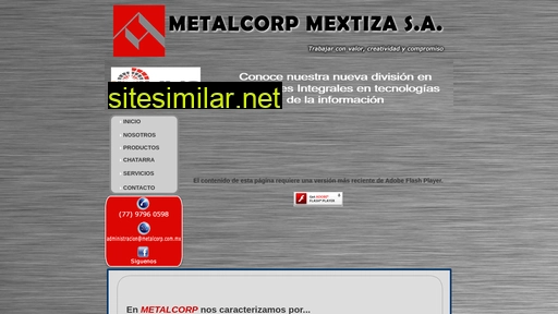 metalcorp.com.mx alternative sites