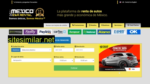 mexicocarrental.com.mx alternative sites