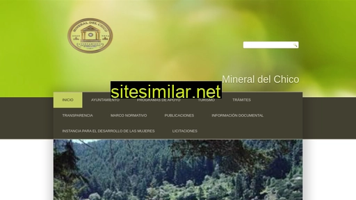 mineraldelchico.gob.mx alternative sites