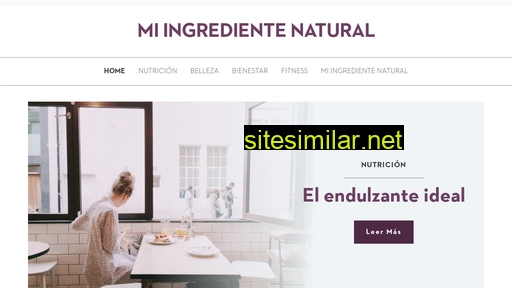 mingredientenatural.com.mx alternative sites