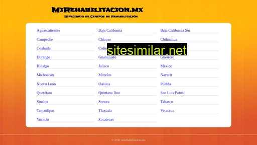 mirehabilitacion.mx alternative sites