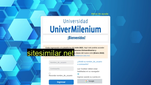 mium1.univermilenium.edu.mx alternative sites