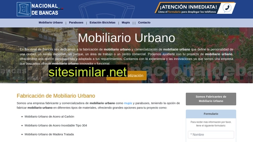 mobiliario-urbano.com.mx alternative sites