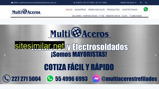 multiacerostrefilados.com.mx alternative sites