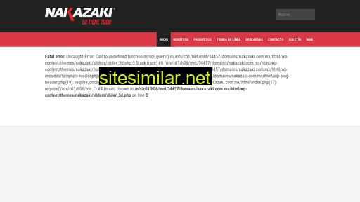 nakazaki.com.mx alternative sites
