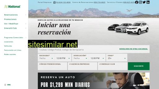 nationalcar.com.mx alternative sites