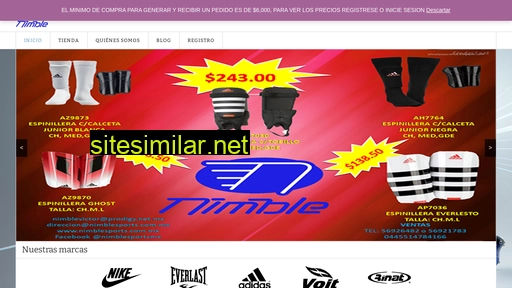 nimblesports.com.mx alternative sites