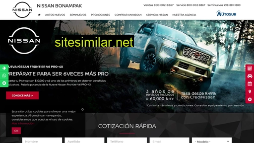 nissanbonampak.com.mx alternative sites