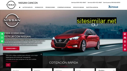 nissancancun.com.mx alternative sites