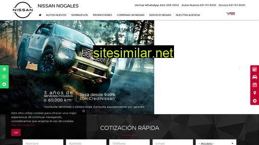 nissannogales.com.mx alternative sites
