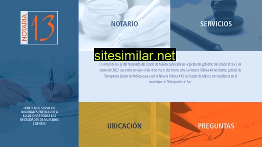notaria13.com.mx alternative sites