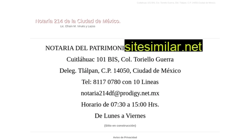 notaria214df.com.mx alternative sites